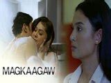 Magkaagaw: Lustful kiss at the rooftop .